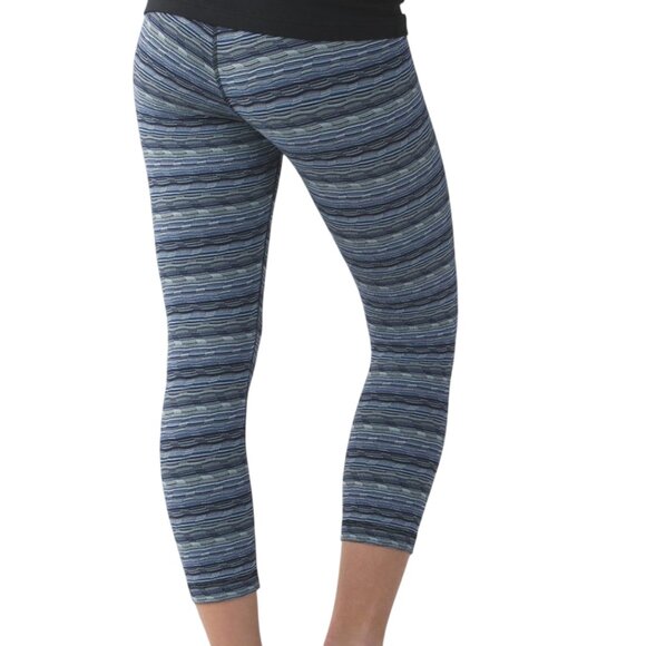 Lululemon High Rise Wunder Under Crop size 8 *EUC - Picture 2 of 12